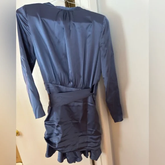 Veronica Beard Agatha Silk Satin Wrap Dress